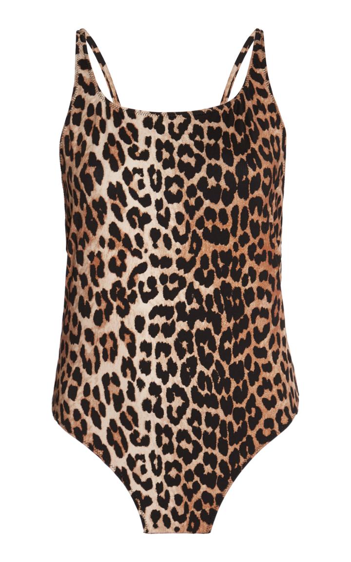 Ganni Recycled Fabric Swimwear One Piece