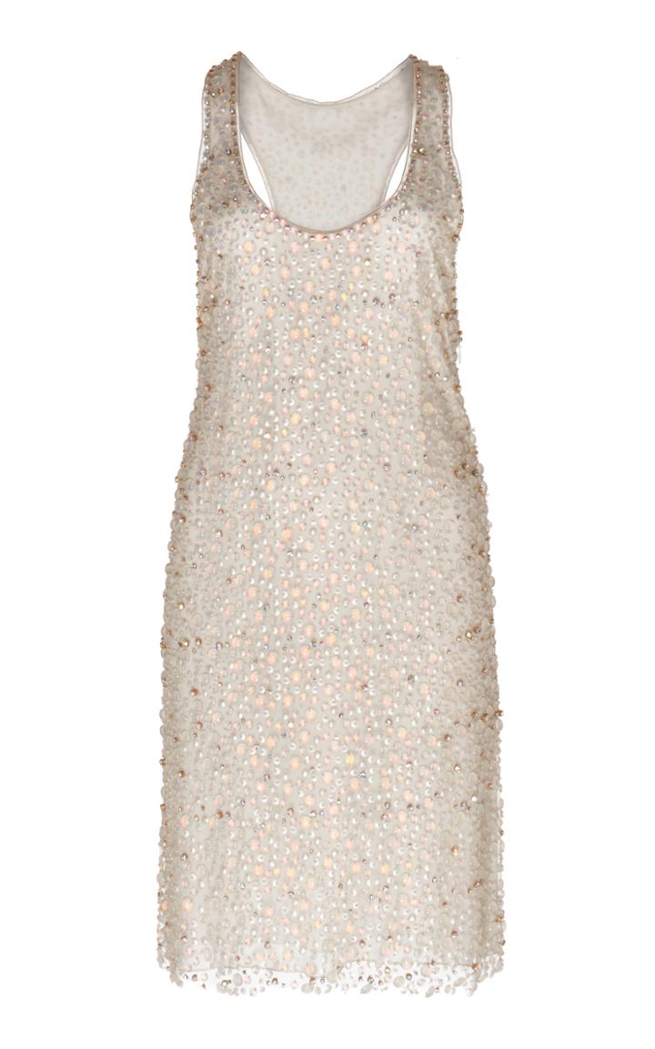 Jenny Packham Tallulah Beaded Racer Back Dress