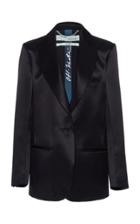 Off-white C/o Virgil Abloh Oversized Satin Single Breasted Blazer