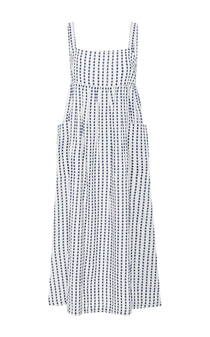 Mara Hoffman Listello Patch Pocket Midi Dress