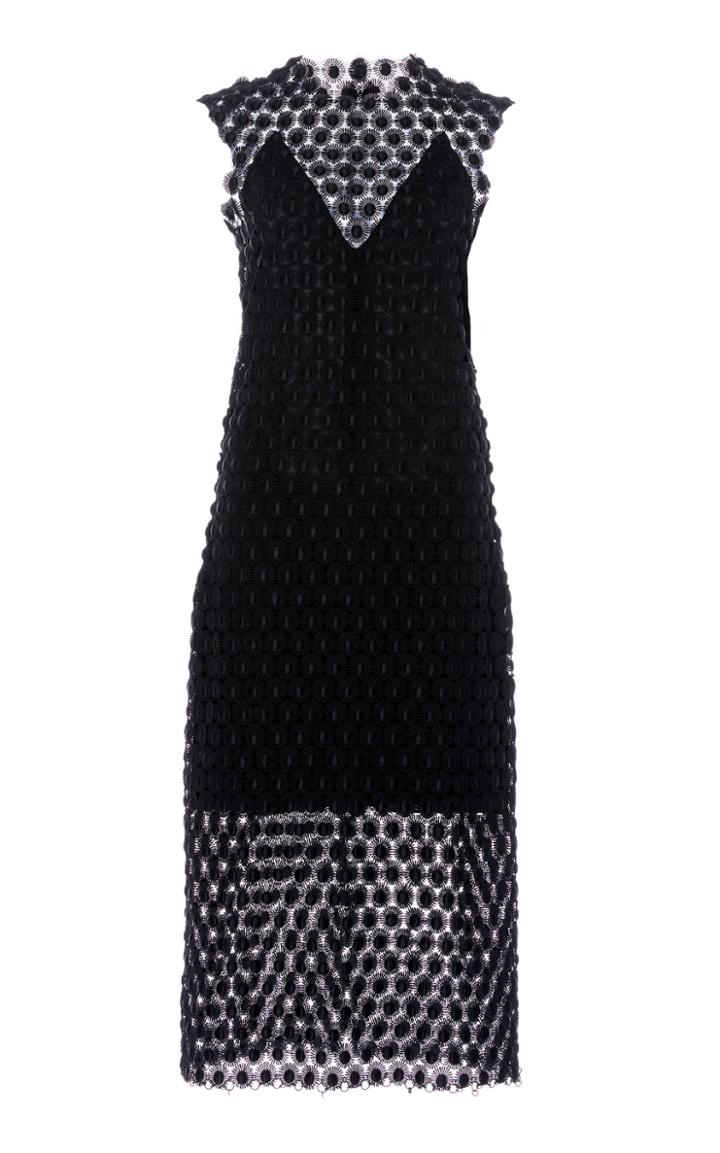 Paco Rabanne Sheer Midi Dress