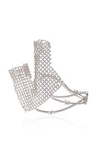 Yeprem Y-conic Diamond Net Hand Bracelet