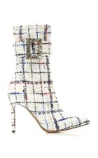 Alexandre Vauthier Roos Tweed Ankle Boots