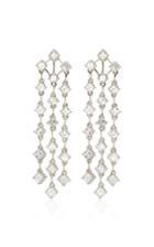 Moda Operandi Oscar Heyman Platinum Square Diamond Chandelier Earrings