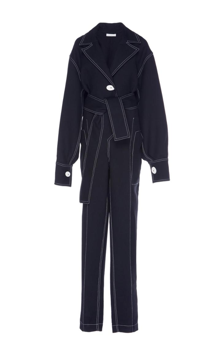 Wanda Nylon Trench Jumpsuit