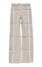 Moda Operandi Richard Malone Patch-detailed Linen-canvas Flared Pants Size: Xs