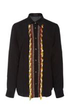 Etro Sciancrata Fringe Silk Shirt