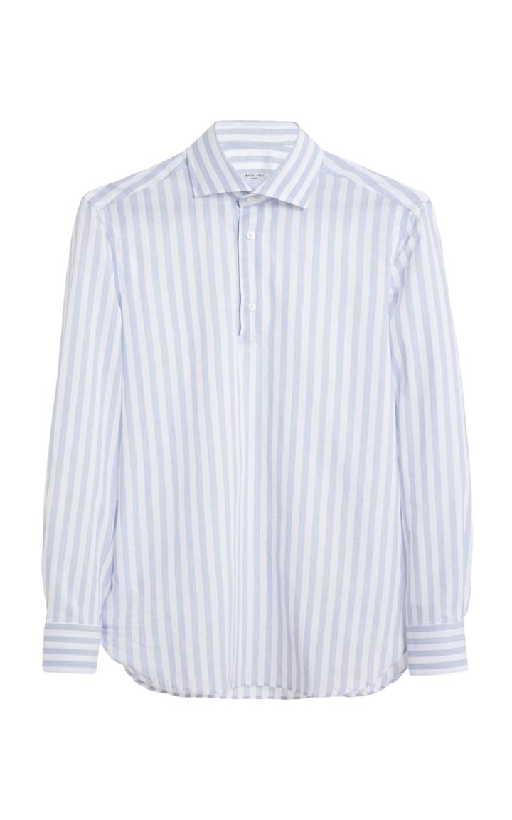 Boglioli Striped Cotton Button-down Shirt