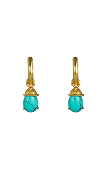Valre Jewel Gold-plated Turquoise Earrings