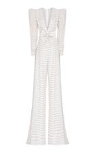 Moda Operandi Raisa Vanessa Glittered Wide-leg Jumpsuit