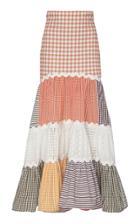 Moda Operandi Silvia Tcherassi Petrona Cotton Patchwork Maxi Skirt Size: S