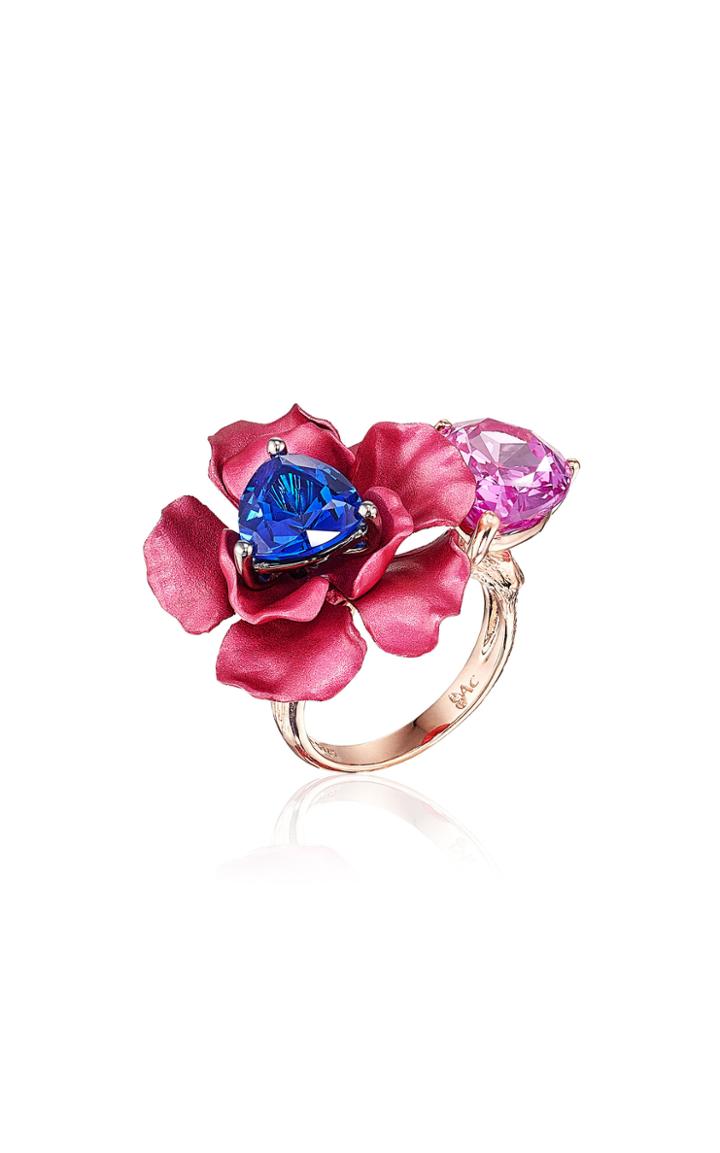 Moda Operandi Anabela Chan Fuchsia Sapphire Bloom Ring