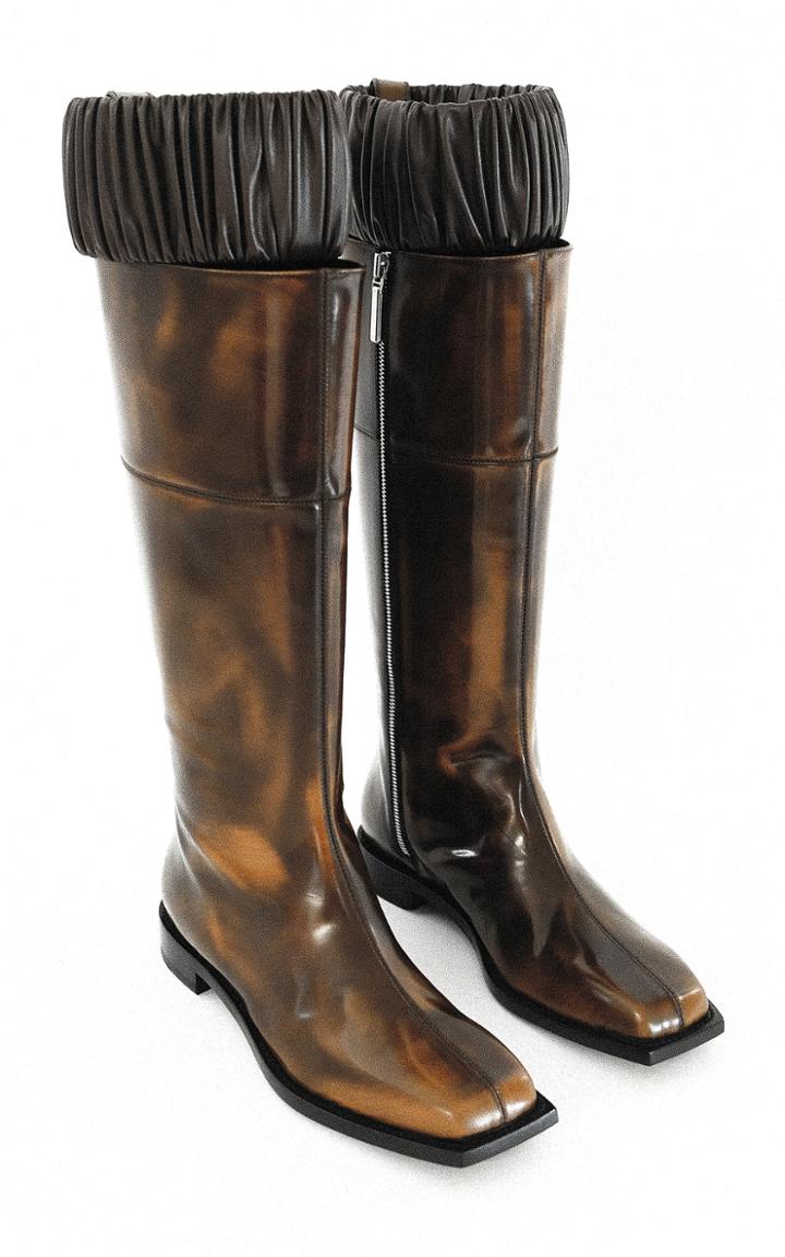 Moda Operandi Peter Do Brushed Leather Riding Boots