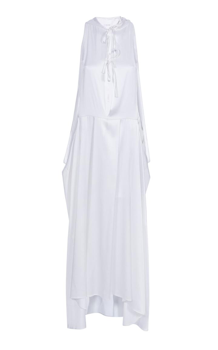 Bevza Silk Dress With Hood