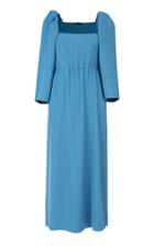 Lake Studio Slit Accneted Midi Dress