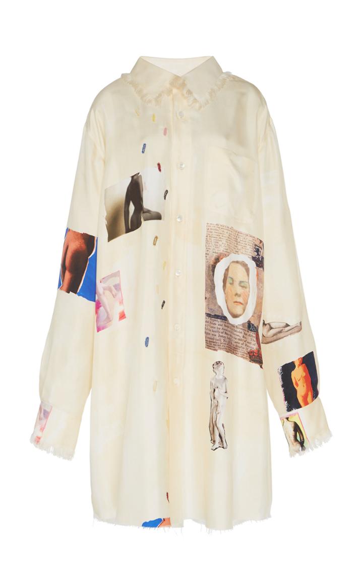 Marni Long-sleeve Silk Woven Shirt