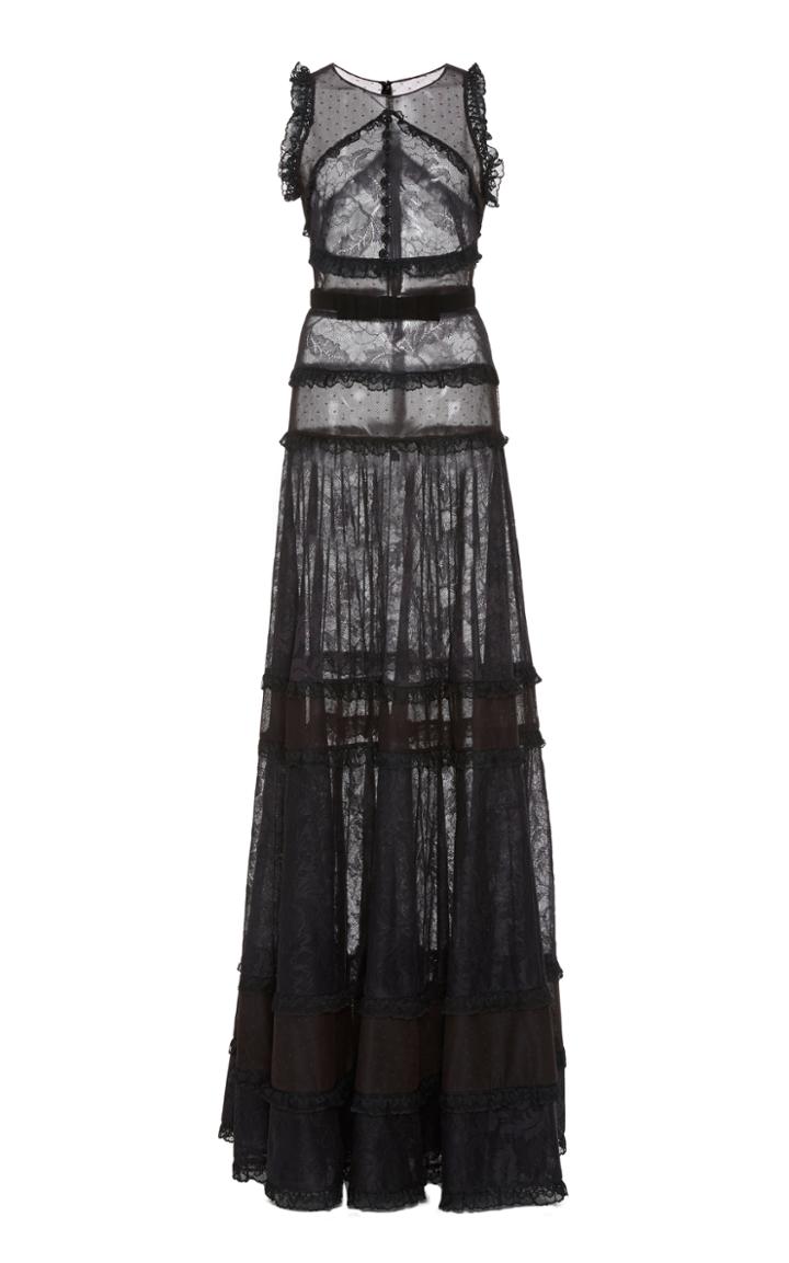Georges Hobeika Tulle And Lace Dress