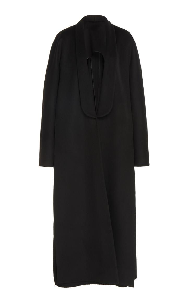 Maison Rabih Kayrouz Virgin Wool Floor Length Coat