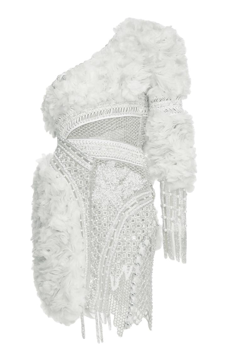 Balmain Embroidered Short Dress
