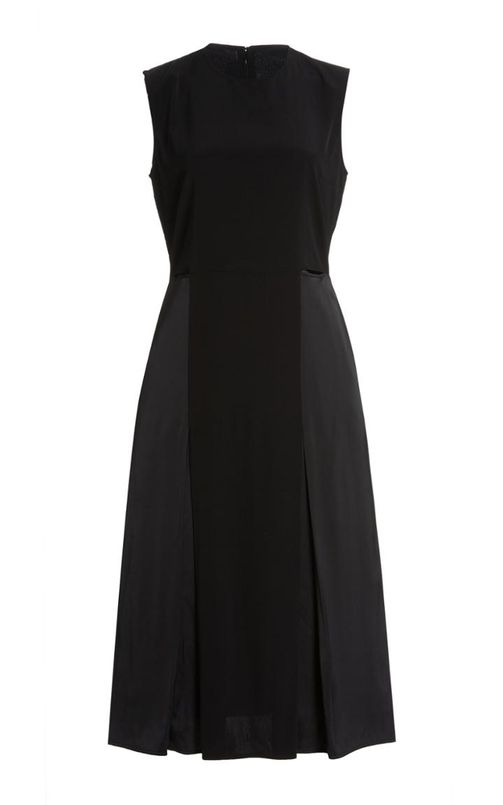 Victoria Victoria Beckham Cutout Satin-crepe Midi Dress