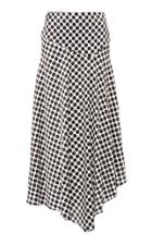 Alexandre Vauthier Asymmetric Polka-dot Silk-blend Skirt