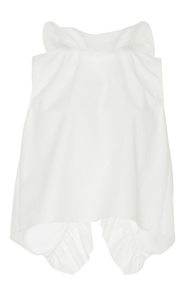 Mds Stripes Reversible Ruffle Tank