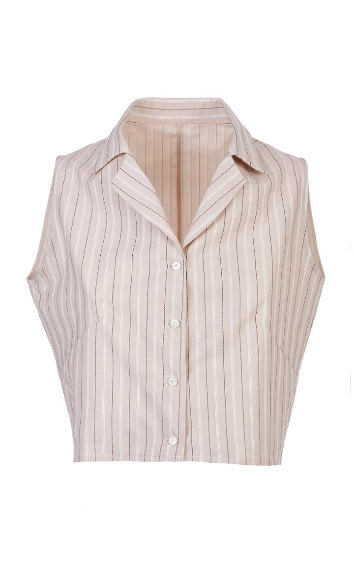Giuliva Heritage Collection Handmade Cropped Shirt