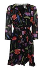 Moda Operandi Baum Und Pferdgarten Awella Floral Wrap Mini Dress Size: 34