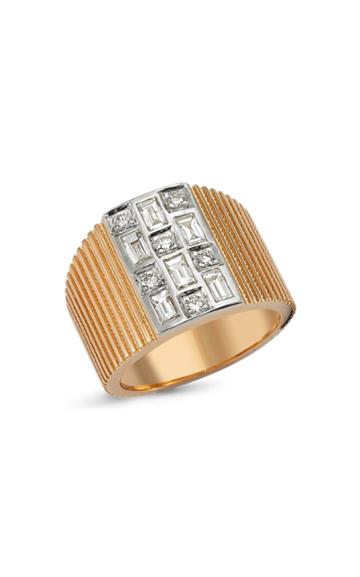 Melis Goral La Linea 14k Rose Gold Diamond Ring