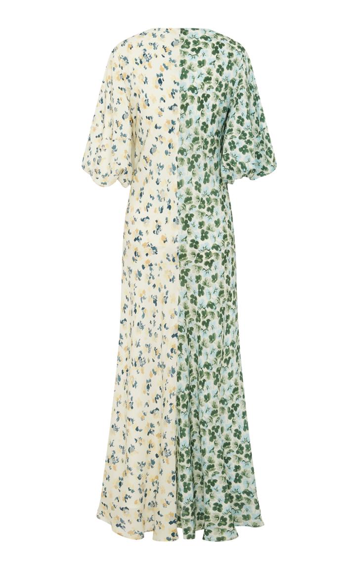 Lee Mathews Eloise Puff Sleeve Maxi Dress