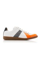 Maison Margiela Replica Suede-paneled Low-top Sneakers Size: 39.5
