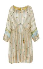 Pro Striped Silk Mini Dress