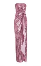 Prabal Gurung Strapless Sequined Tulle Gown