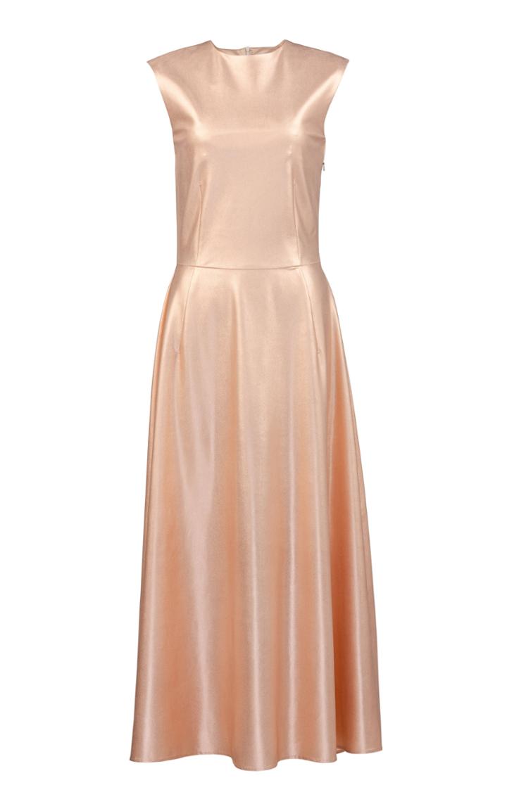 Moda Operandi Deitas Ceto Satin Midi Dress
