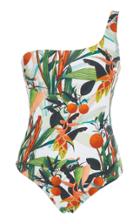 Verandah Gayo One-shoulder Printed One-piece Swimsuit