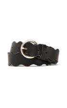 Loeffler Randall Blythe Ric Rac Leather Belt