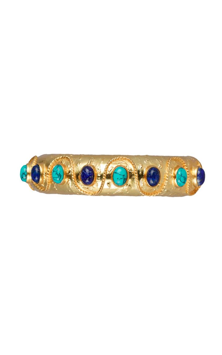Moda Operandi Valre Lapis And Turquoise Cordelia Bangle