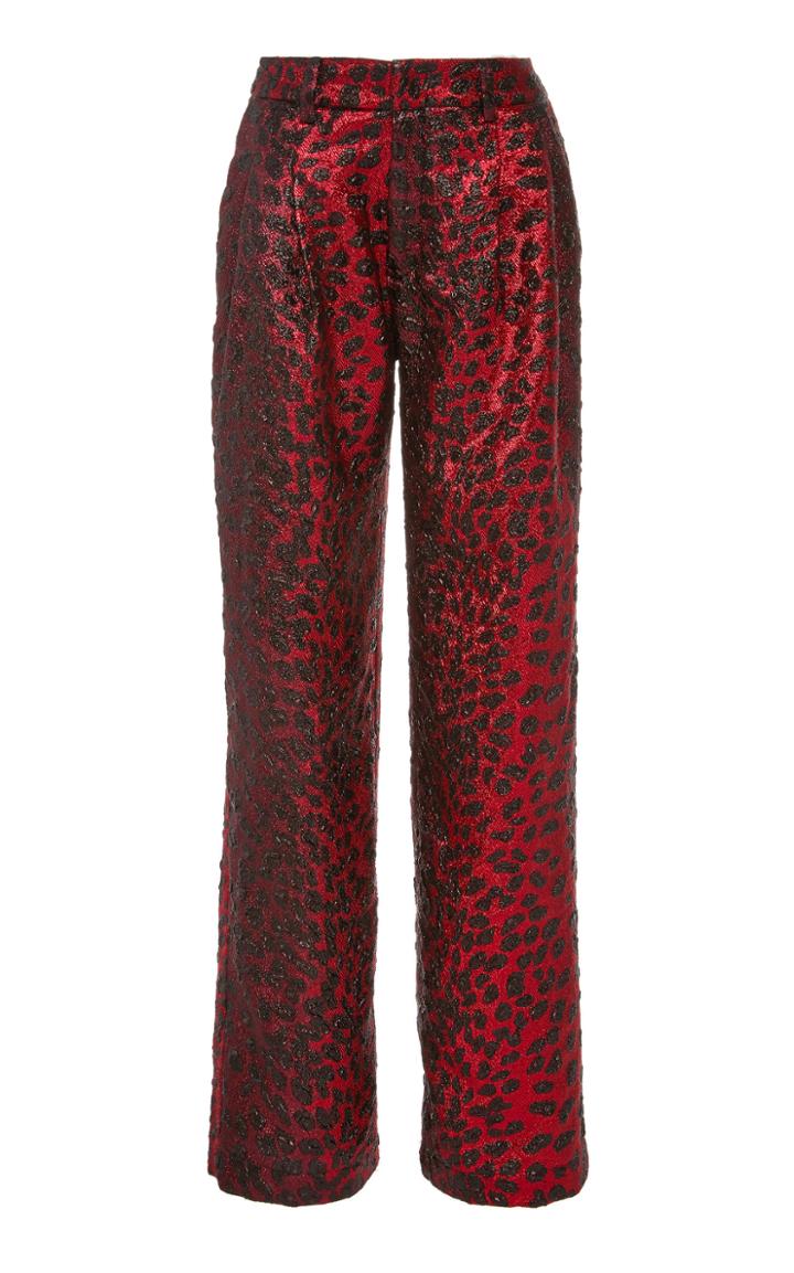 Libertine Night Leopard Wide Leg Pants