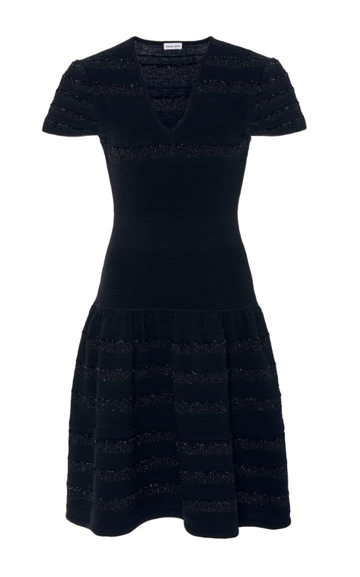 Tomas Maier Ribbed Dropped Waist Dress