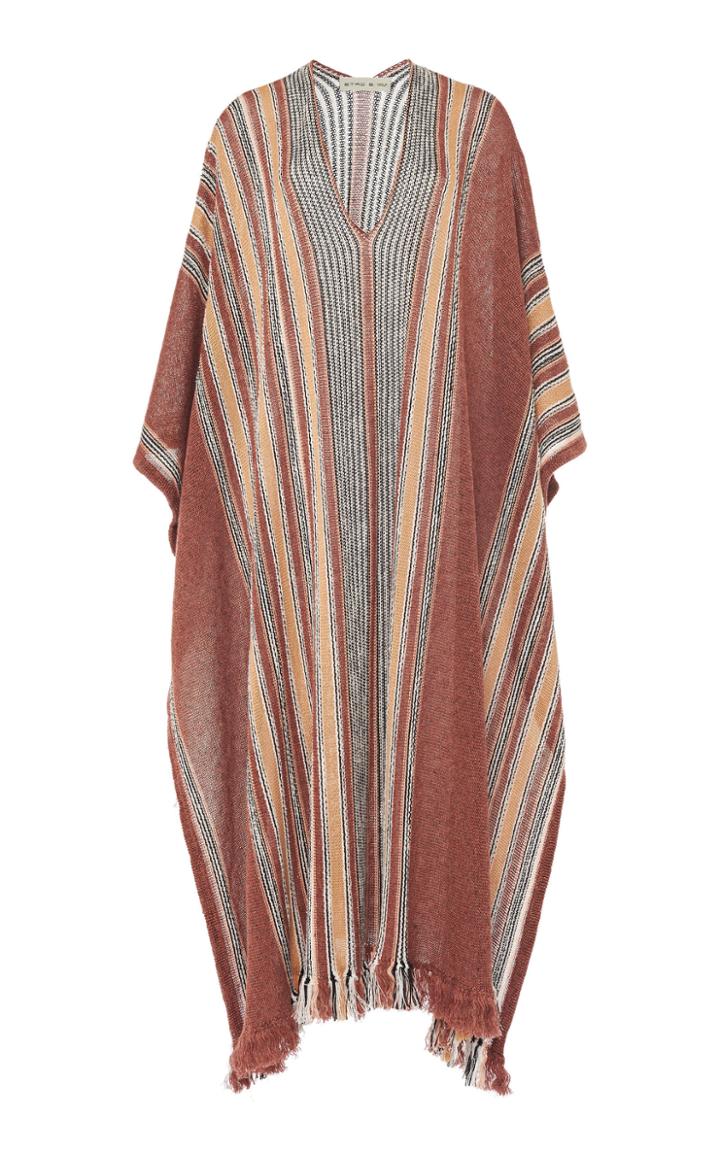 Moda Operandi Etro Striped Linen-blend Caftan Size: S