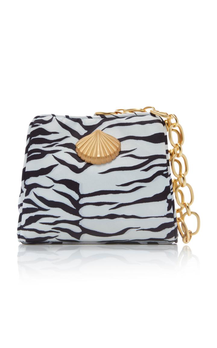 Rixo Amelie Zebra-printed Bag