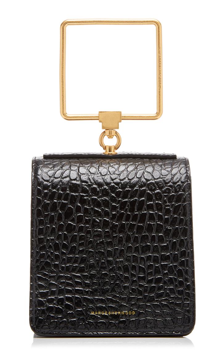 Marge Sherwood Pump Croc-effect Leather Bag