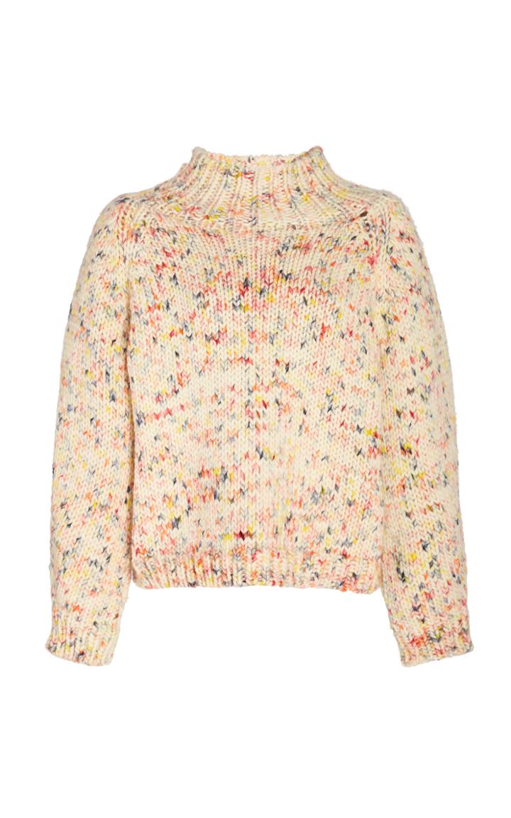 Ulla Johnson Wilder Speckled Wool Pullover