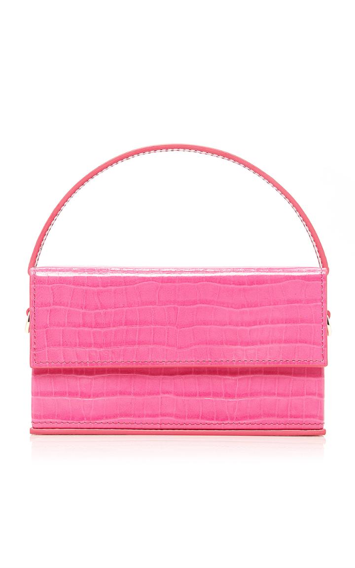 Moda Operandi L'afshar Ida Small Croc-effect Leather Shoulder Bag