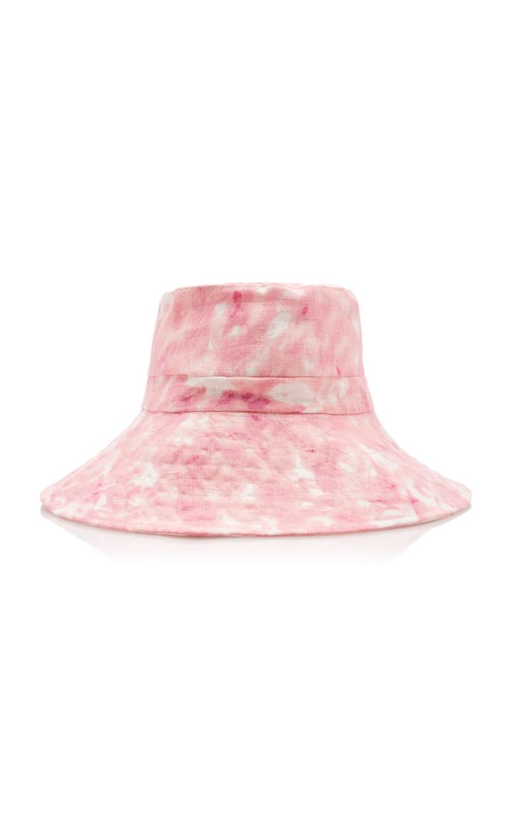 Faithfull The Brand Frederikke Tie-dye Linen Bucket Hat