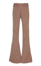 Alix Of Bohemia Carnaby Striped Cotton Flared Pants