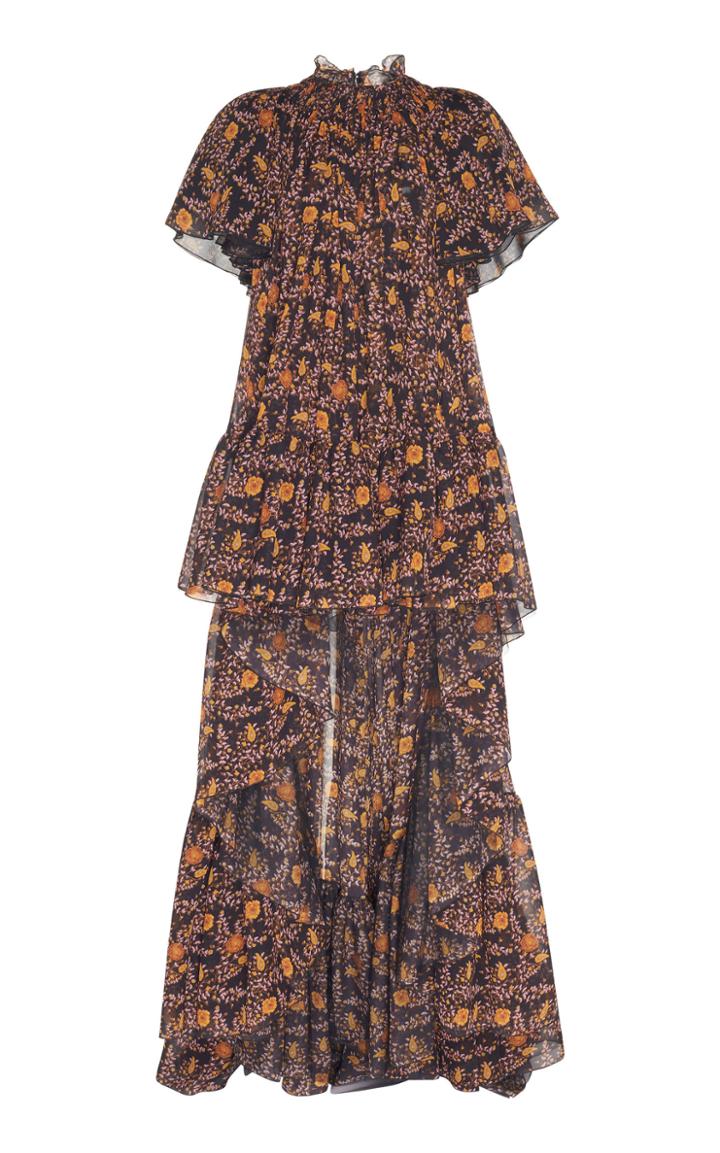 Giambattista Valli Flounce Trapeze High-low Gown