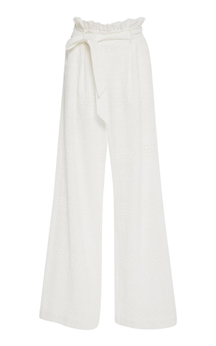 Suboo Blanca Wide-leg Lace Pants