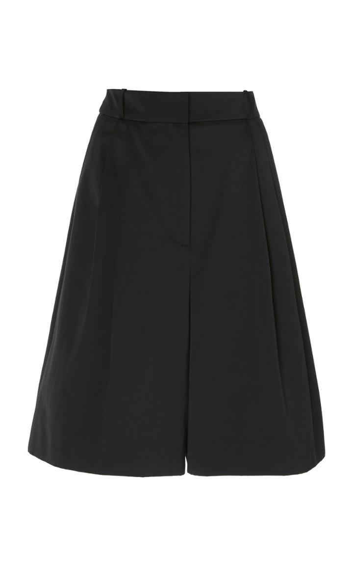 Emilia Wickstead Robert Knee Length Cotton Blend Shorts