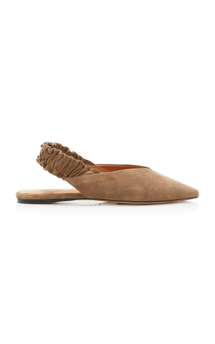 Isabel Marant Linta Suede Slingback Flats